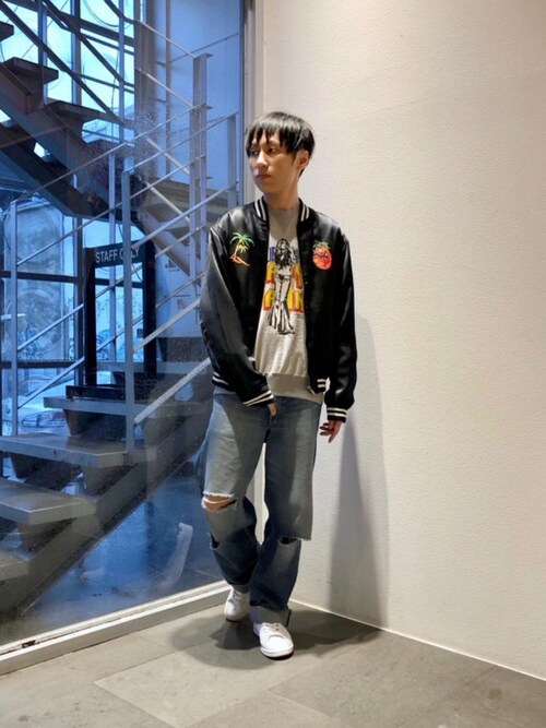 HYSTERIC GLAMOUR名古屋店RYUさんのスカジャンを使った