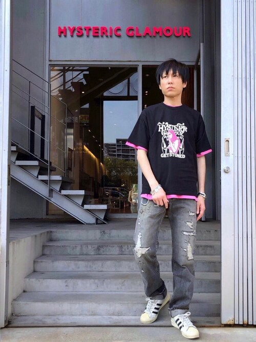 HYSTERIC GLAMOUR名古屋店RYUさんのTシャツ/カットソーを使った ...