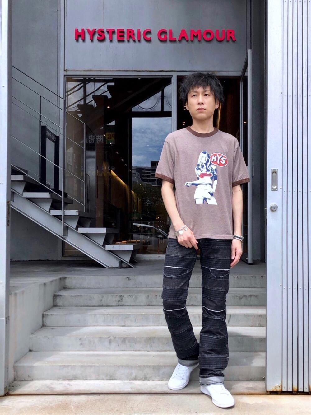 RYUさんの「HYS GIRL Tシャツ（HYSTERIC GLAMOUR）」を使ったコーディネート