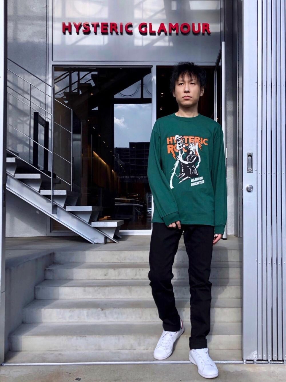 HYSTERIC GLAMOUR Tシャツ Mサイズ 青 HYSTERIC GLAMOUR Tシャツ - メルカリ