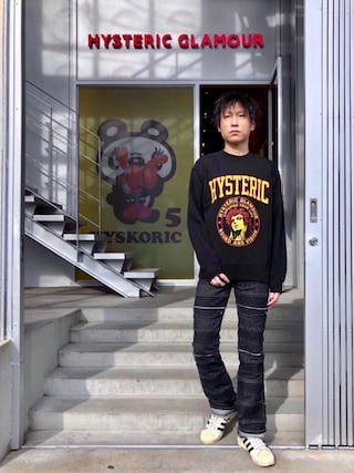 ヒステリックグラマー 裏起毛 スエット HYSTERIC GLAMOUR（ヒステリックグラマー）の「HYS LOGO刺繍