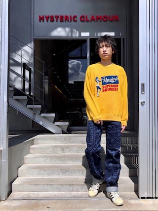 ヒステリックグラマー 目隠しガール 半袖スウェット 半袖トレーナー Sサイズ 希少】HYSTERIC GLAMOUR スウェット デビルガール 目隠しガール