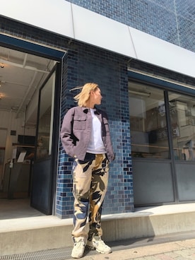 「Saturdays NYC（サタデーズ ニューヨークシティ ）のアイテム（その他アウター）」を使った、nozomiさん（レディース・168cm）の春コーディネート