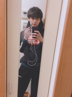 「しまむら（シマムラ）のアイテム（その他）」を使った、へいさんさん（メンズ・171cm）の春コーディネート