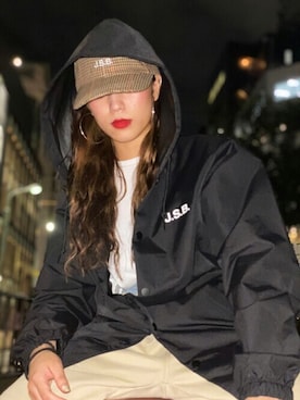 「#秋コーデ」｜「アイテム（ナイロンジャケット）」を使った、yuki_vgさん（レディース・162cm）の秋コーディネート