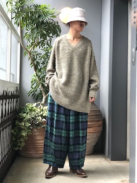 「WhoWhat（フーワット）のアイテム」を使った、JION SUDO(GARDEN名古屋)さん（メンズ・173cm）の秋コーディネート