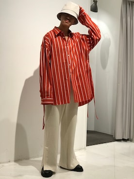 「Hender Scheme（エンダースキーマ）のアイテム（ブーツ）」を使った、JION SUDO(GARDEN名古屋)さん（メンズ・173cm）の秋コーディネート