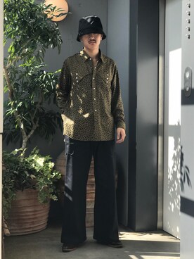 「LEH（レー）のアイテム（パンツ）」を使った、JION SUDO(GARDEN名古屋)さん（メンズ・173cm）の秋コーディネート