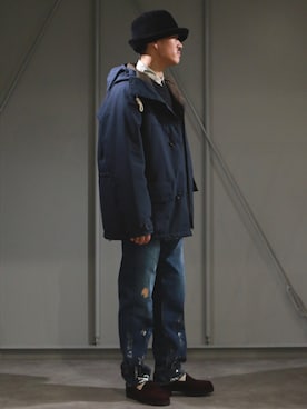 「quilp（クイルプ）のアイテム」を使った、JION SUDO(GARDEN名古屋)さん（メンズ・173cm）の秋コーディネート