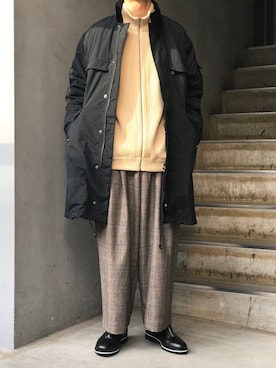 「KICS DOCUMENT.（キクス ドキュメント）のアイテム（ジャケット/アウター）」を使った、JION SUDO(GARDEN名古屋)さん（メンズ・173cm）の秋コーディネート