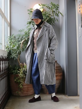 「KICS DOCUMENT.（キクス ドキュメント）のアイテム（ジャケット/アウター）」を使った、JION SUDO(GARDEN名古屋)さん（メンズ・173cm）の冬コーディネート