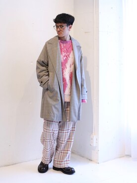 「SYU.HOMME/FEMM（シュウ）のアイテム」を使った、JION SUDO(GARDEN名古屋)さん（メンズ・173cm）の夏コーディネート