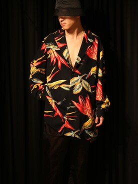 「ROBES&CONFECTIONS（ローブスコンフェクションズ）のアイテム（ジャケット/アウター）」を使った、JION SUDO(GARDEN名古屋)さん（メンズ・173cm）の夏コーディネート