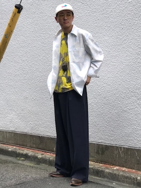 「YANTOR（ヤントル）のアイテム」を使った、JION SUDO(GARDEN名古屋)さん（メンズ・173cm）の夏コーディネート