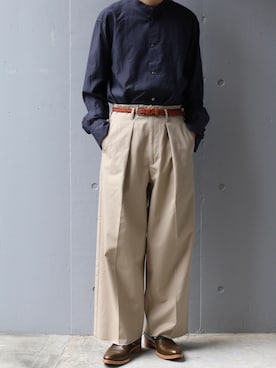「saby」｜「アイテム（スリッポン）」を使った、JION SUDO(GARDEN名古屋)さん（メンズ・173cm）の秋コーディネート