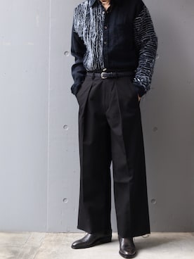 「LEH（レー）のアイテム」を使った、JION SUDO(GARDEN名古屋)さん（メンズ・173cm）の秋コーディネート
