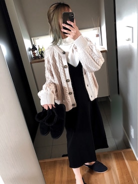 a.fashion13さん（レディース・155cm）の冬コーディネート