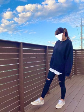 「ラブアンドピース2020」｜「アイテム（アクセサリー）」を使った、🐶🐾さん（レディース・165cm）の秋コーディネート