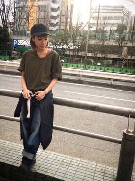 「SBCY Sport（エスビーシーワイスポーツ）のアイテム」を使った、asumiさん（レディース・157cm）の春コーディネート