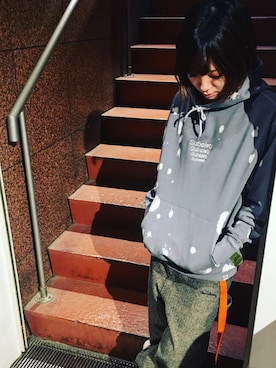 「Subciety（サブサエティ）のアイテム（その他）」を使った、asumiさん（レディース・157cm）の冬コーディネート