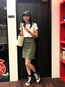 「Cher（シェル）のアイテム」を使った、ゆさん（レディース・168cm）の夏コーディネート