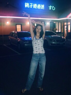 「ミッキー」｜ゆさん（レディース・168cm）の夏コーディネート