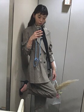 「FREE'S SHOP（フリーズショップ）のアイテム」を使った、ゆさん（レディース・168cm）の秋コーディネート