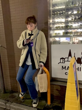 「Steven Alan（スティーブンアラン）のアイテム（その他アウター）」を使った、ゆさん（レディース・168cm）の冬コーディネート