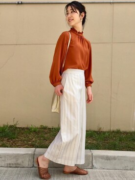 Yuri Sakaguchiさん（レディース・165cm）の春コーディネート