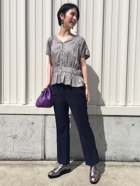 Yuri Sakaguchiさん(レディース・165cm)の夏コーディネート