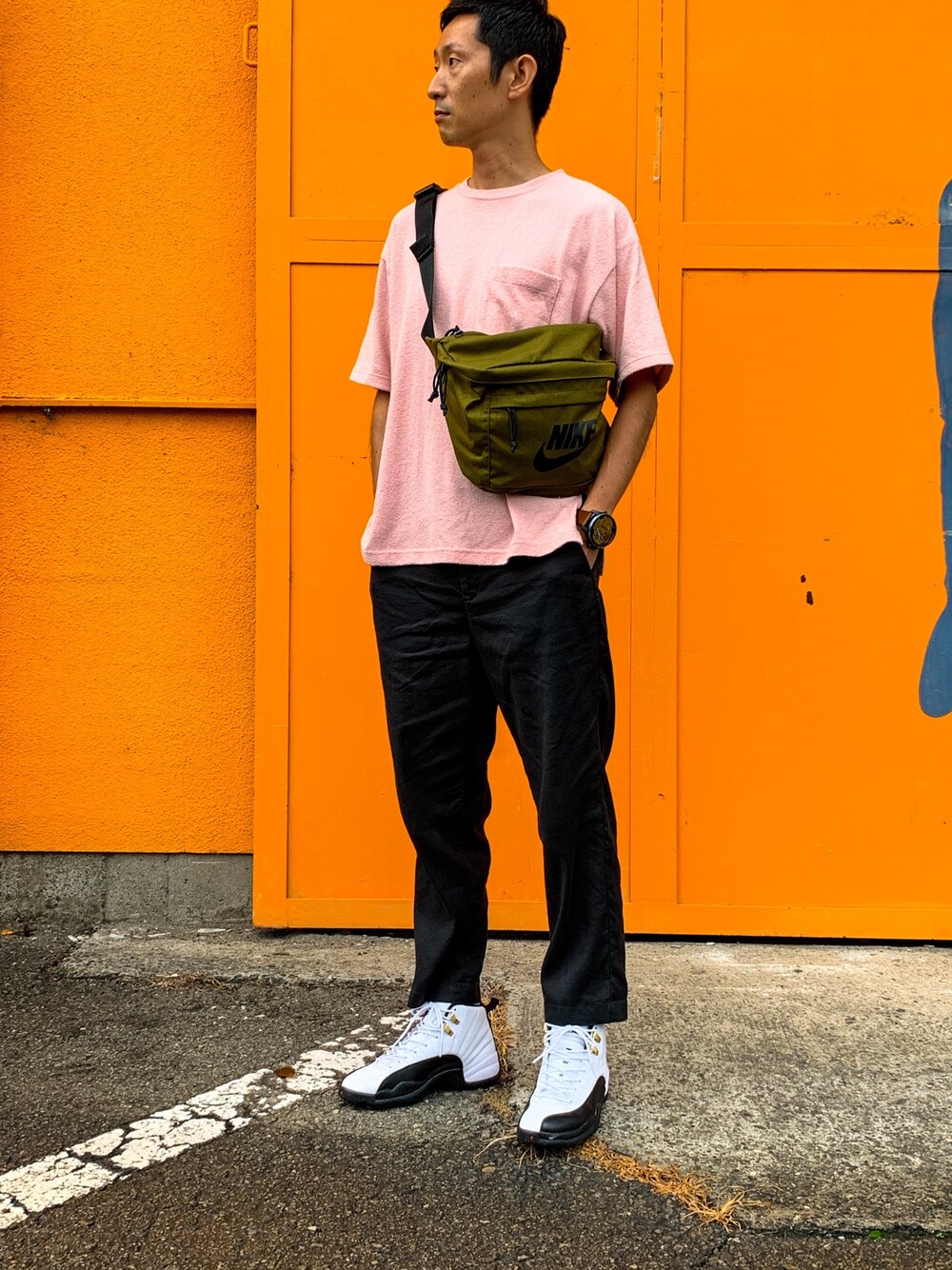 「夏、夏コーデ、Diesel、NIKE、AIR JORDAN、ナイキ、ジョーダン」｜「DIESELの【ZOZO限定】BOLTDOWN　DZ7417（アナログ腕時計、ブラウン系）」を使った、ほねさん（メンズ・175cm）の夏コーディネートの1枚目の写真