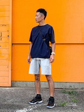 「Gregory」｜「アイテム（腕時計）」を使った、ほねさん（メンズ・176cm）の夏コーディネート