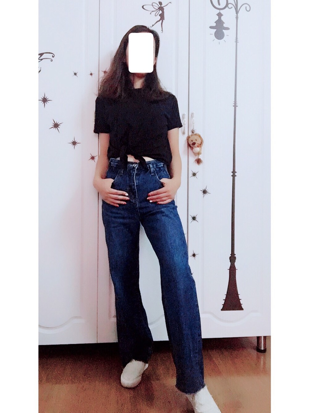 「休日コーデ」｜「忘のアイテム（Tシャツ/カットソー、ブラック系）」を使った、❀凉凉❀さん（レディース・160cm）の秋コーディネートの1枚目の写真