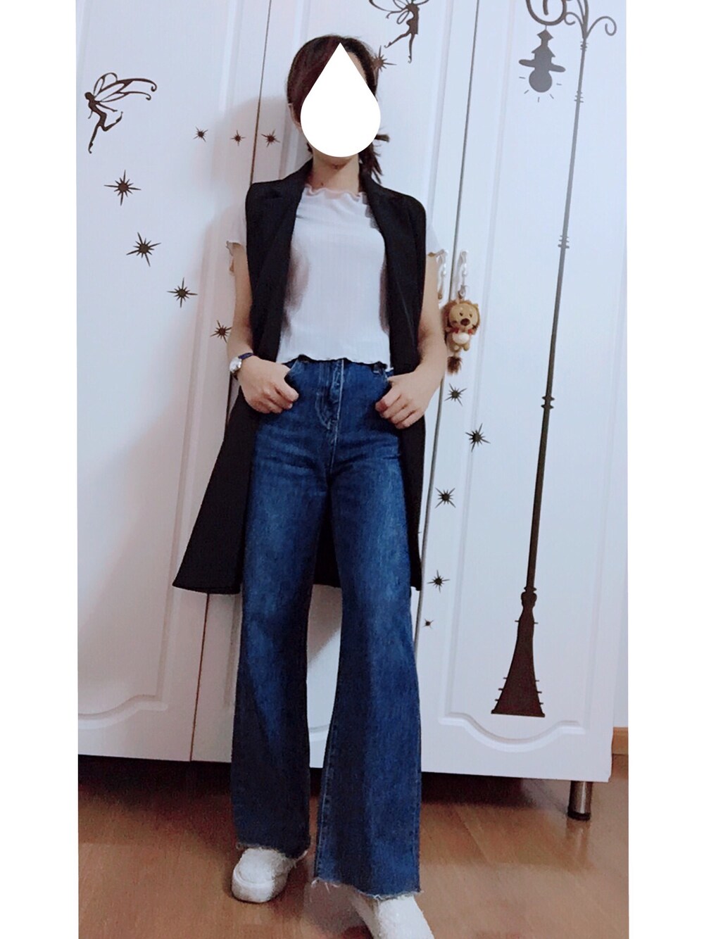 「秋のコーデ」｜「Levi'sのアイテム（デニムパンツ、ブルー系）」を使った、❀凉凉❀さん（レディース・160cm）の秋コーディネートの1枚目の写真