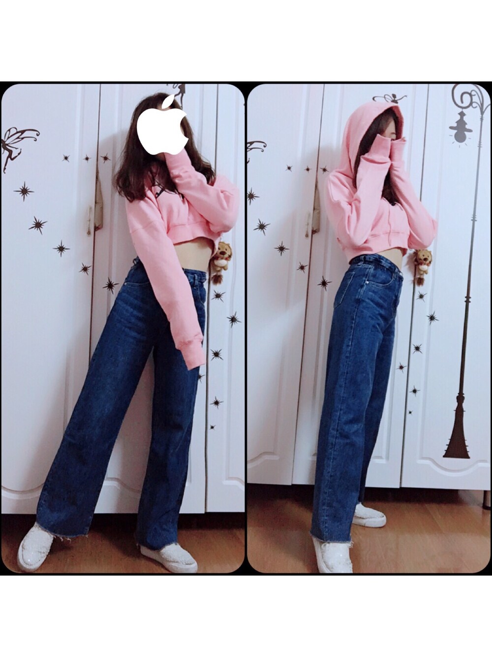 「秋のコーデ」｜「美少女のアイテム（パーカー、ピンク系）」を使った、❀凉凉❀さん（レディース・160cm）の秋コーディネートの1枚目の写真