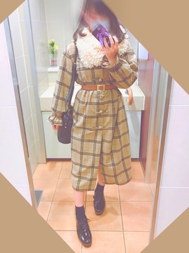 Mikuさん（レディース・156cm）の冬コーディネート