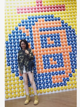 「M&M（エムアンドエム）のアイテム（その他）」を使った、happyleilei523さん（レディース・160cm）の秋コーディネート