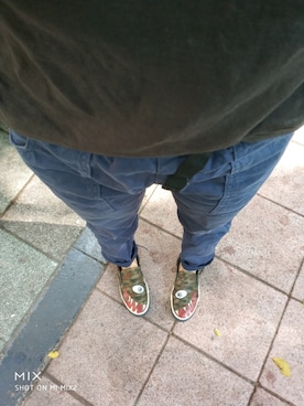 「アイテム（ローファー、グリーン系）」を使った、joyce yangさん（レディース・161cm）の秋コーディネート