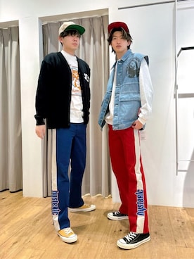「アイテム（ベスト）」を使った、ta123456さん（メンズ・179cm）の冬コーディネート
