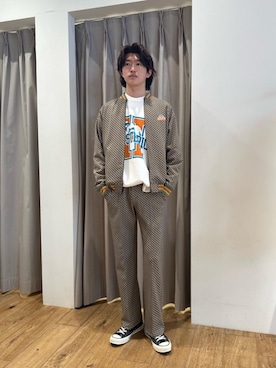 「らふこーで」｜「アイテム（ブルゾン）」を使った、ta123456さん（メンズ・179cm）の春コーディネート