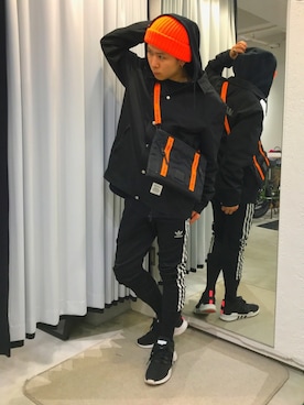 MAKAVELICさんの「トラックパンツ [SST TRACK PANTS] アディダスオリジナルス」を使ったコーディネート