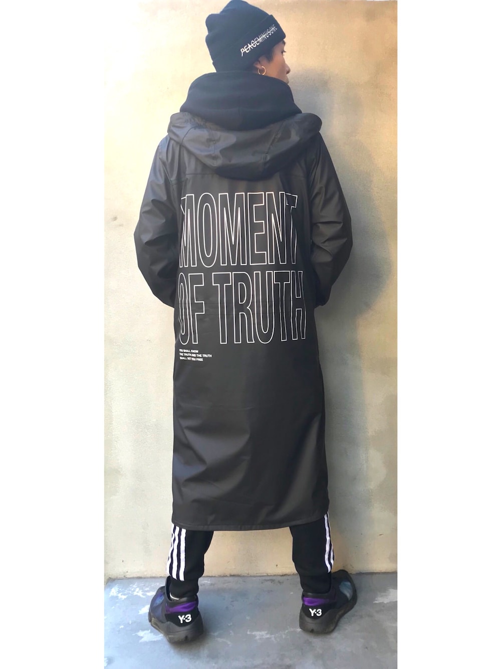 PEACEMINUSONEのニットキャップ/ビーニーを使った人気ファッション