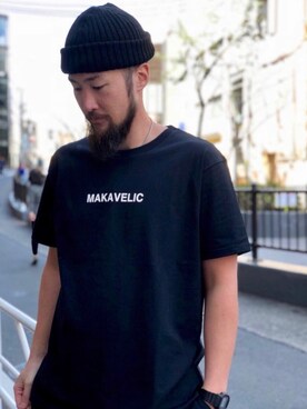 「MAKAVELIC（マキャベリック）のアイテム」を使った、MAKAVELICさん（メンズ・173cm）の夏コーディネート