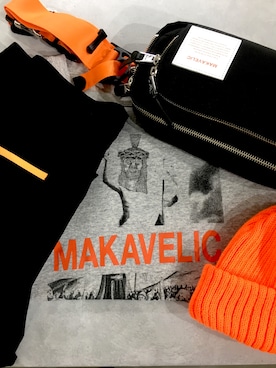 「MAKAVELIC（マキャベリック）のアイテム」を使った、MAKAVELICさん（メンズ・178cm）の夏コーディネート