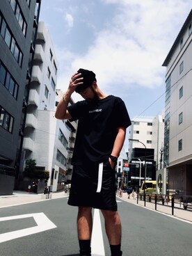 MAKAVELICさんの「TOKYO HQ SS TEE」を使ったコーディネート