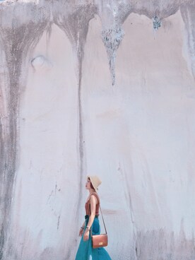 「アイテム（その他トップス、ブラウン系）」を使った、Lica Yuさん（レディース・154cm）の秋コーディネート