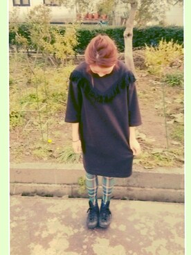 「アイテム（ピアス（両耳用））」を使った、≡sachiko≡さん（レディース・152cm・30代）の秋コーディネート