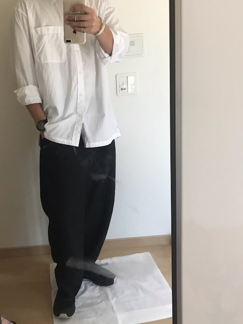 Ta8118 ユニクロのシャツ ブラウスを使ったコーディネート Wear Ta8118 ユニクロのシャツ ブラウスを使ったコーディネート Wear