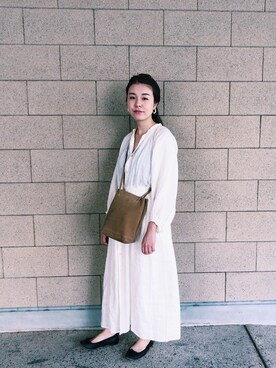 「アイテム（シャツワンピース）」を使った、はるかさん（レディース・158cm・20代）の夏コーディネート