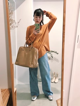 「ポニーテール」｜はるかさん（レディース・158cm・30代）の秋コーディネート